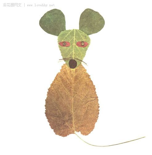 漂亮的树叶拼贴画 漂亮的树叶拼贴画